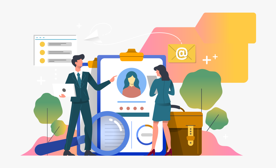 Career Digital Marketing Banner, Transparent Clipart