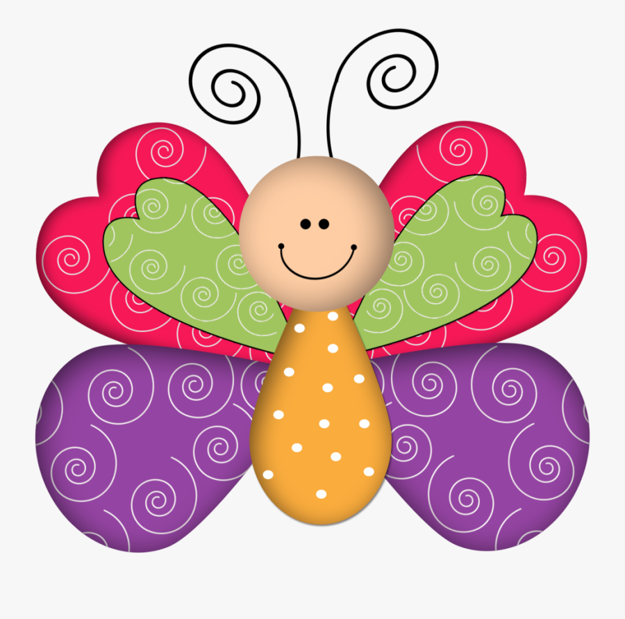 Dibujo De Mariposas Infantiles, Transparent Clipart