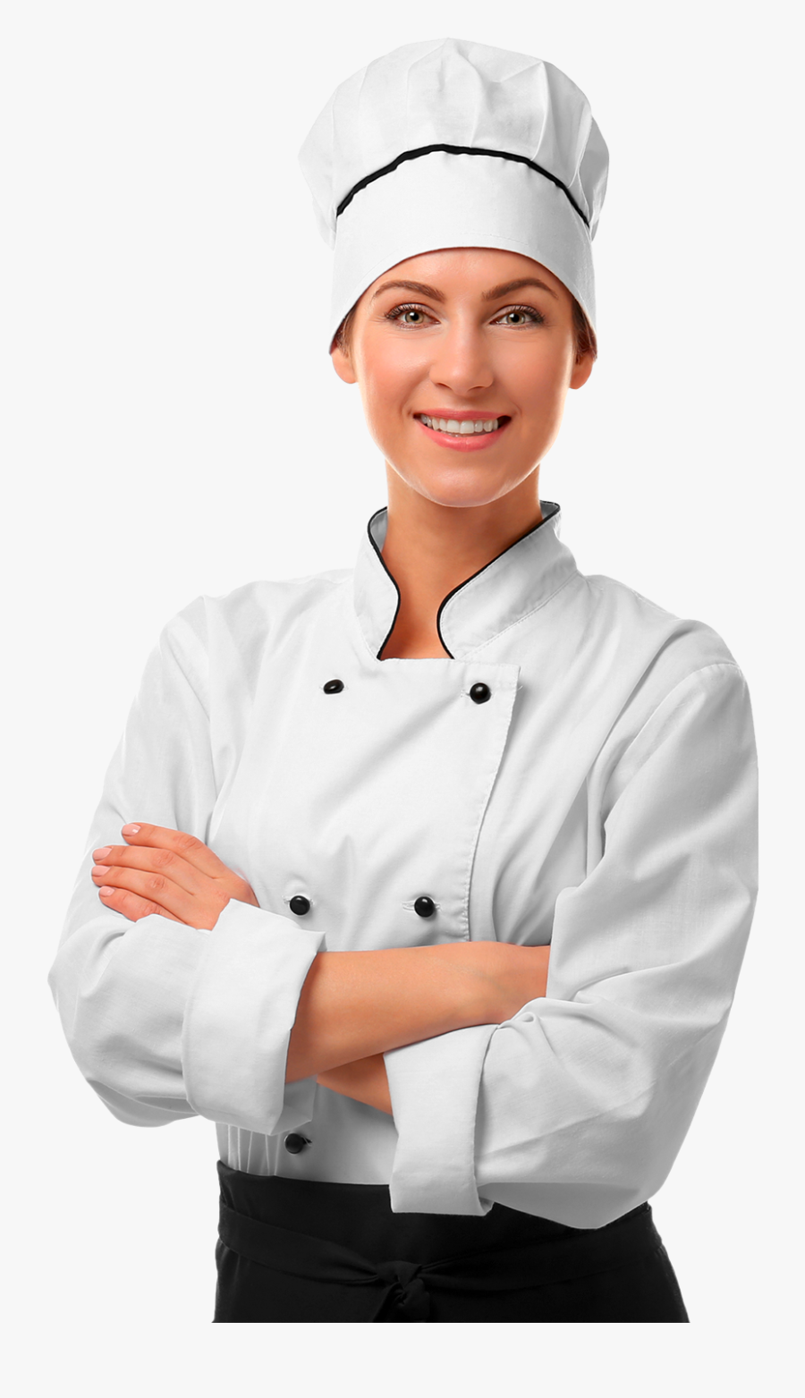 Chef"s Uniform French Cuisine Woman Restaurant - Chef Woman Png, Transparent Clipart