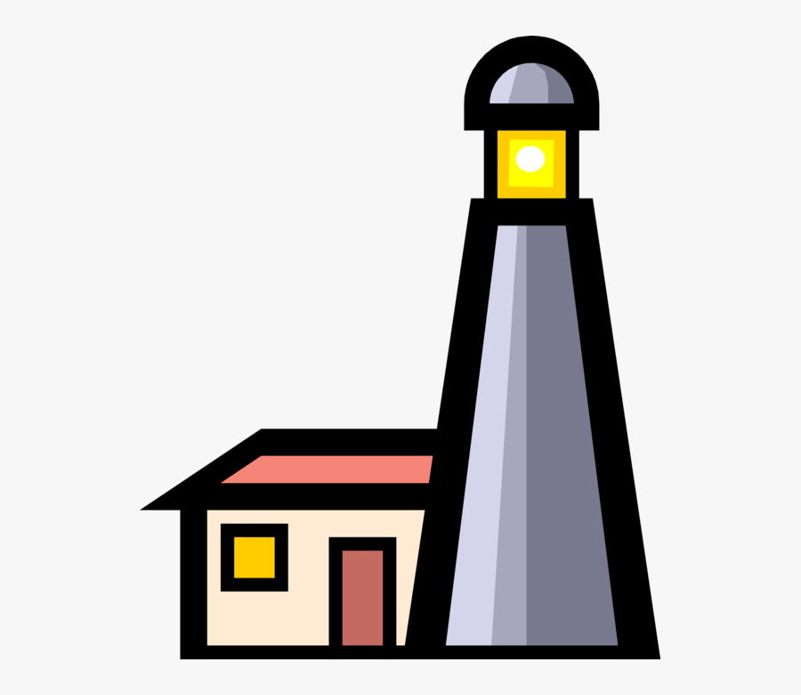 Light Lighthouse Vector Illustration Graphics Free, Transparent Clipart