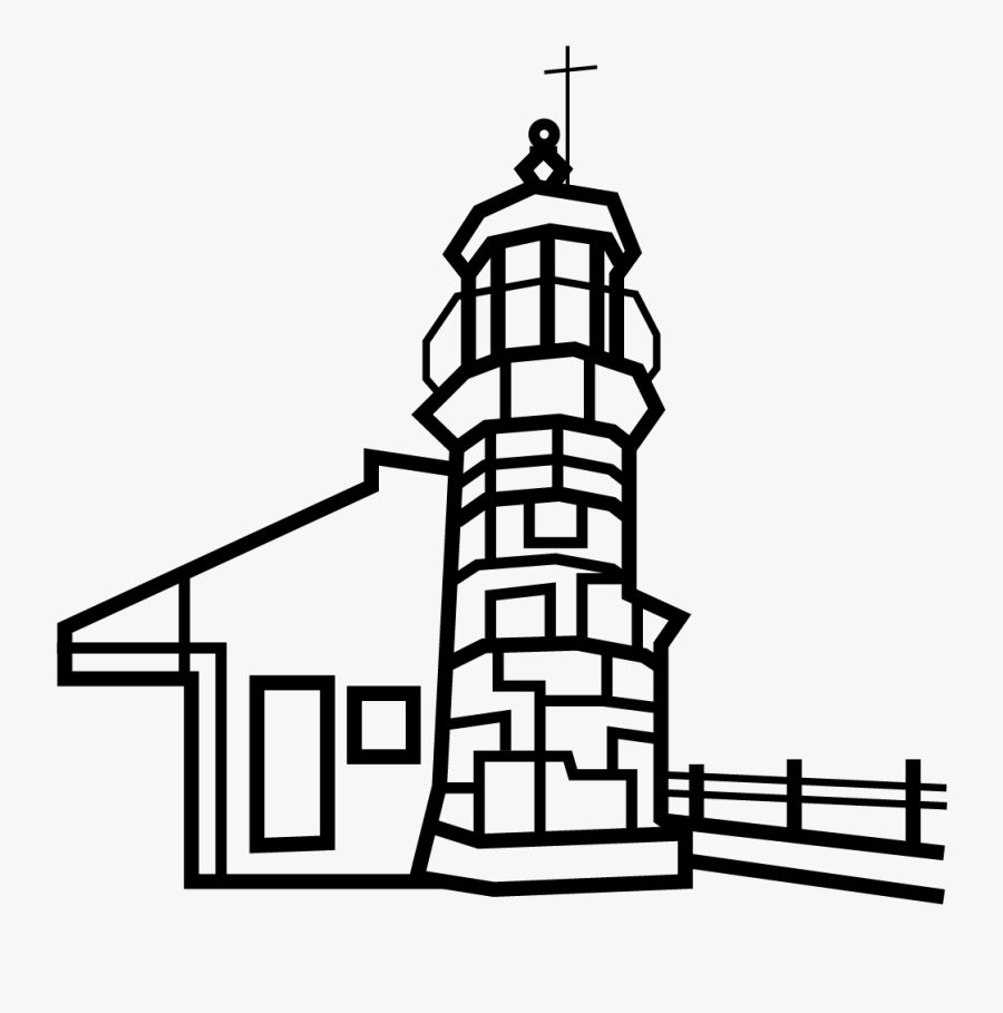 Morecambe Jetty Lighthouse - Lighthouse, Transparent Clipart