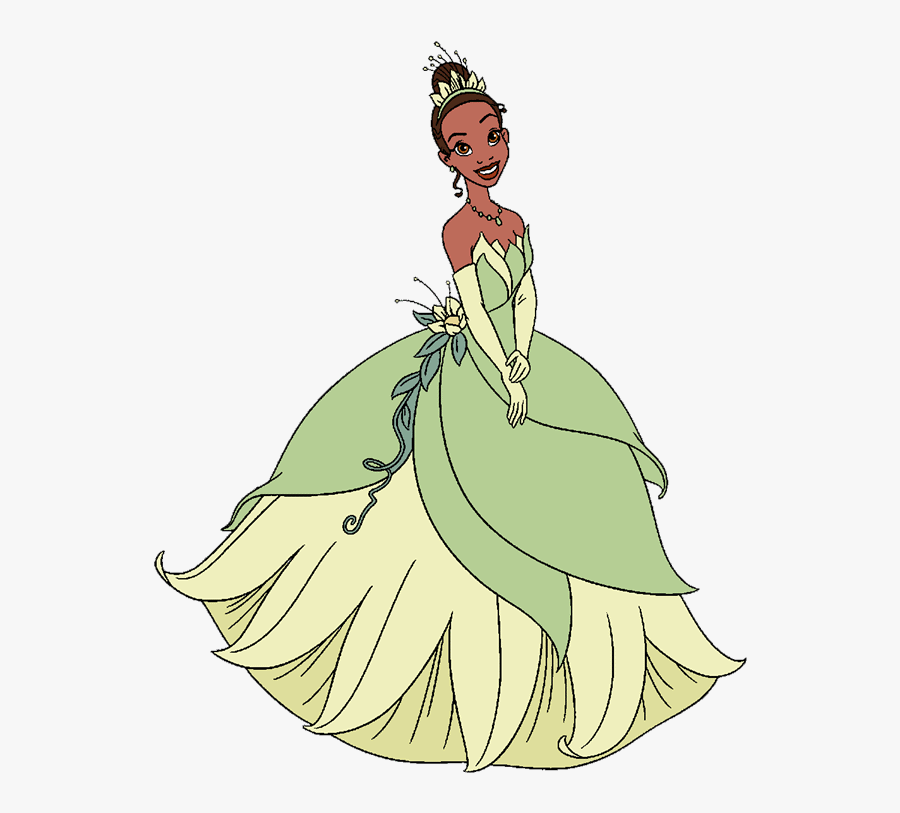 The Princess And The Frog Clip Art - Disney Princess Tiana Clipart, Transparent Clipart