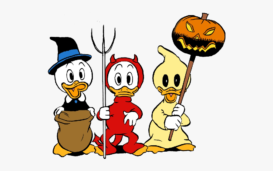 Cartoon Disney Characters Halloween, Transparent Clipart