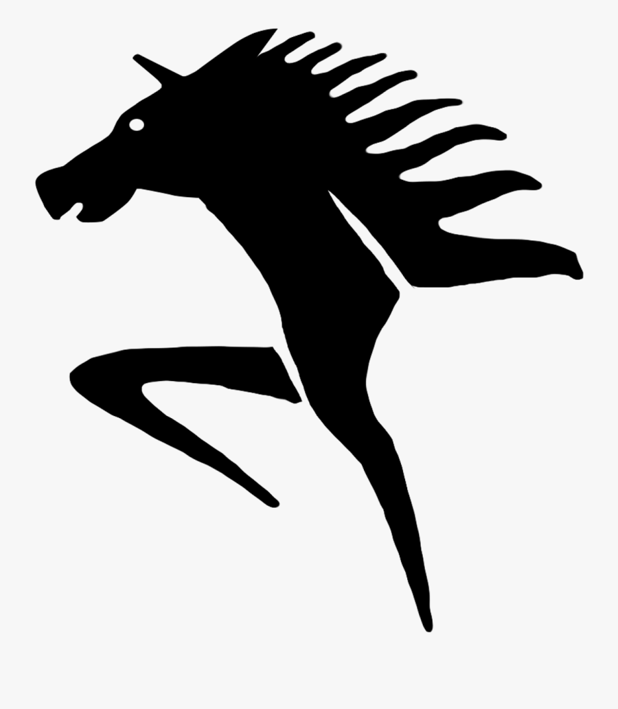 Mustang Pony Logo Mane Clip Art, Transparent Clipart