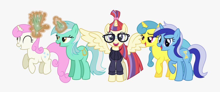 Au Mane 5 By 8-notes - Mlp Alicorn Mane 8, Transparent Clipart