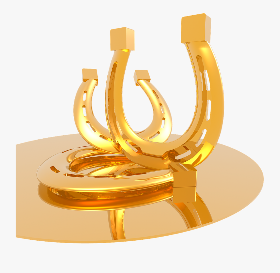 Horseshoe Clipart Yellow - Horseshoe Happy Birthday, Transparent Clipart