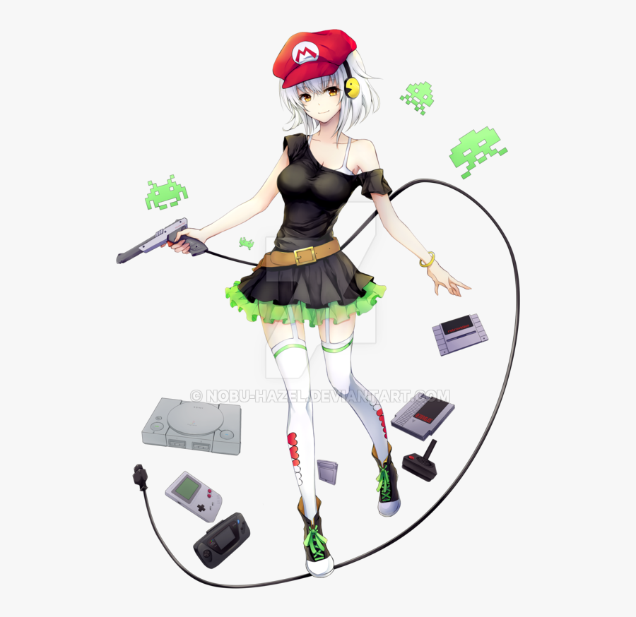 Gamer Girl Png - Anime Gamer Girl Png, Transparent Clipart