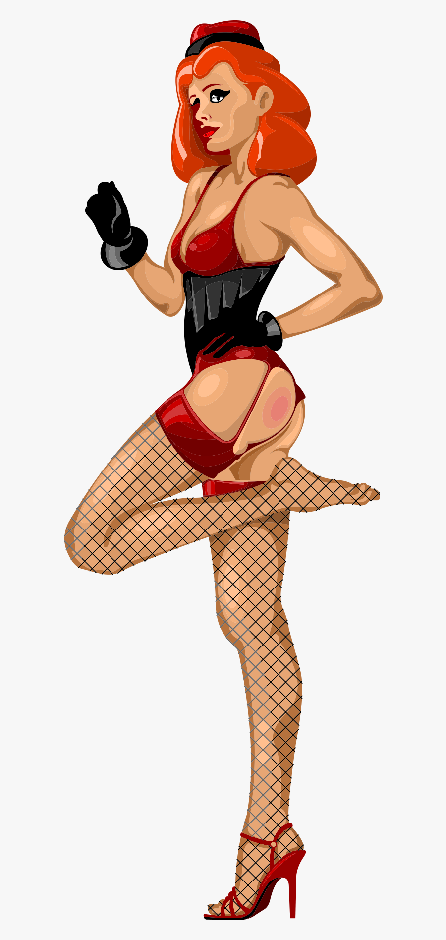 Leg - Sexy Girl Illustration Png, Transparent Clipart