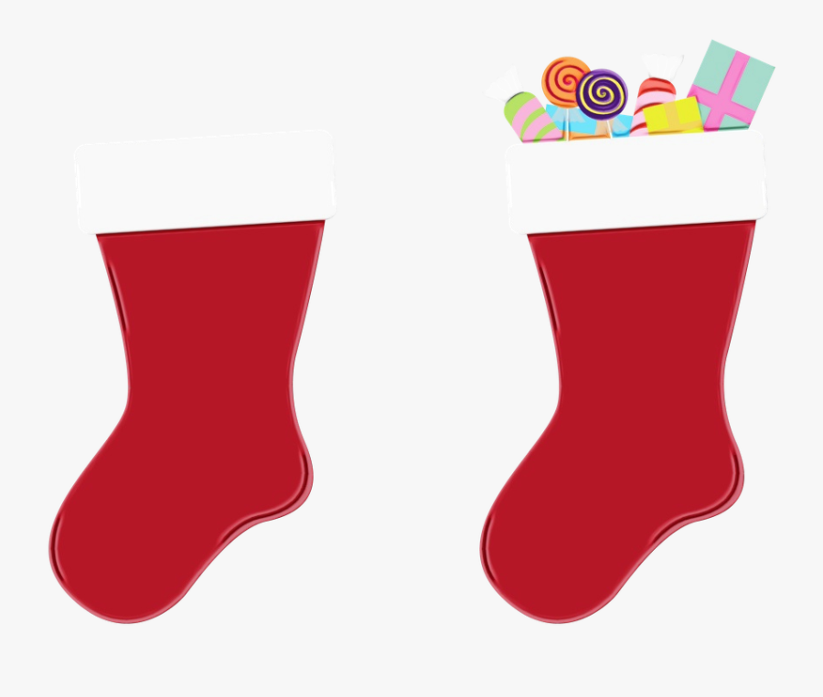 Christmas Stockings Christmas Day Hosiery Gift - Sock, Transparent Clipart