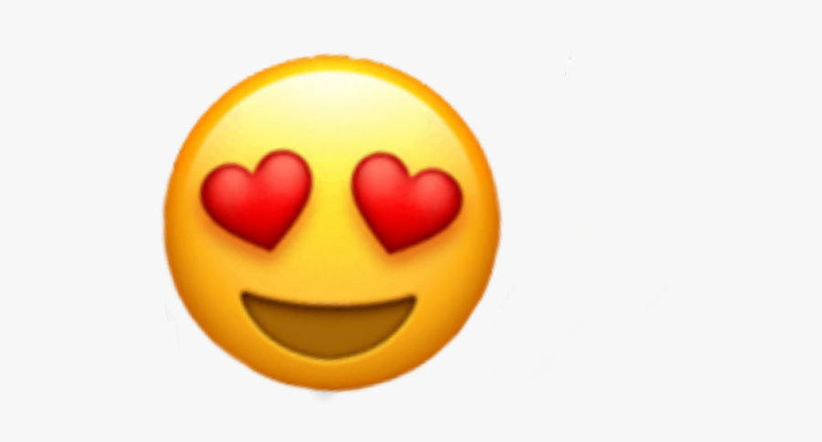 Heart Eyes Emoji Png - 😍 Emoji, Transparent Clipart