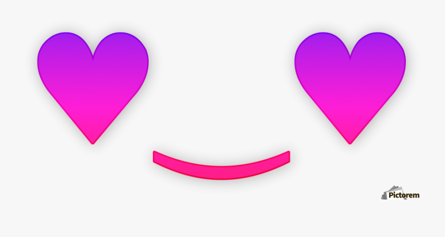 Love Face Png - Heart, Transparent Clipart