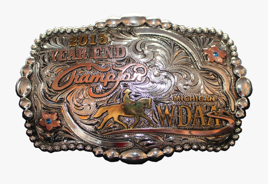 Western Dressage Belt Buckle, Transparent Clipart
