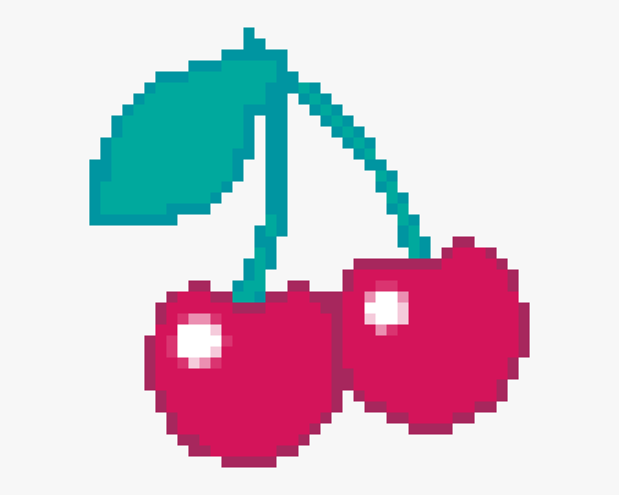 Cherry Pixel Art - Easy House Pixel Art, Transparent Clipart