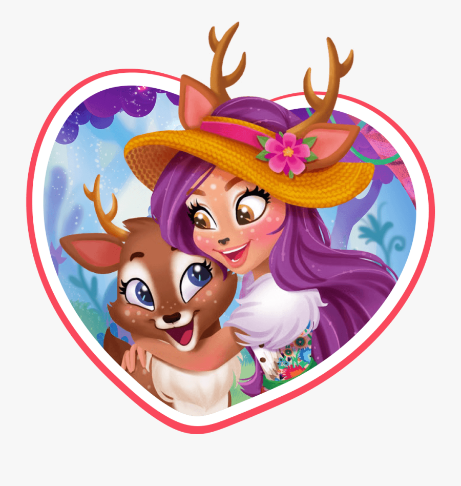 Danessa Deer And Sprint Character Thumbnail - Enchantimals Danessa Deer And Sprint, Transparent Clipart