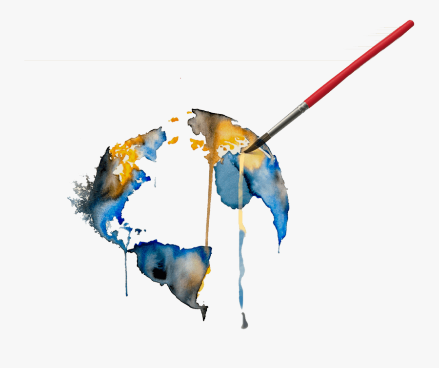 Globo Terraqueo Acuarela, Transparent Clipart