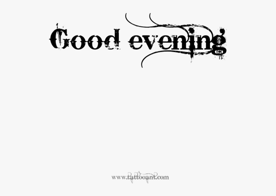 Transparent Good Evening Clipart - Good Evening Logo Png, Transparent Clipart