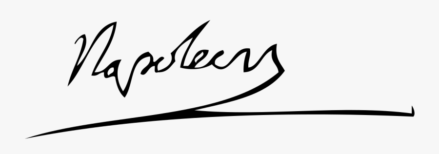 Napoleon Signature, Transparent Clipart