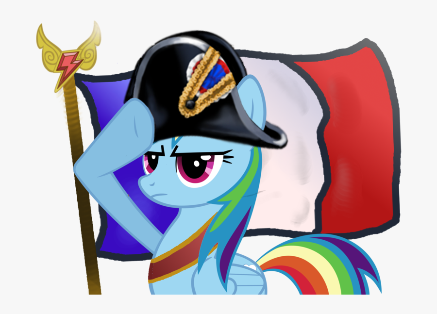 Total War Rainbow Dash France Pony Cartoon Vertebrate - Rainbow Dash Salute, Transparent Clipart