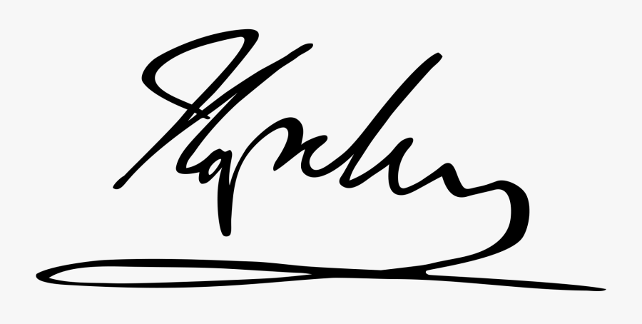 Napoleon Signature, Transparent Clipart
