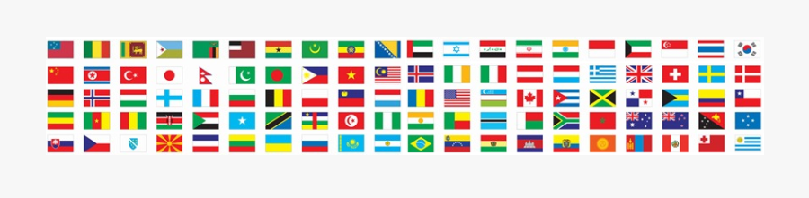 International Flags Banner Png - World Flags Banner Png, Transparent Clipart