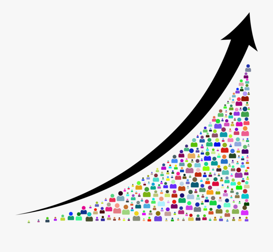 Triangle,symmetry,area - Chart With Line Going Up Png, Transparent Clipart