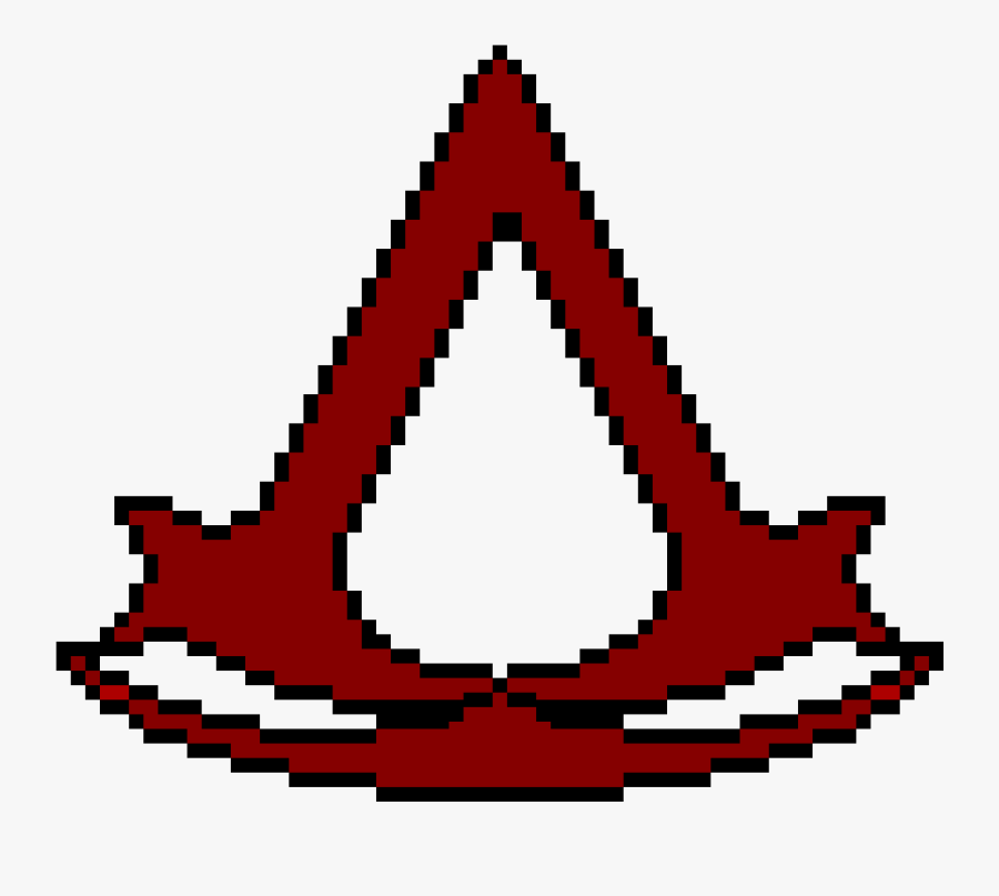 Transparent Assassin"s Creed Clipart - Assassin's Creed Logo Pixel, Transparent Clipart