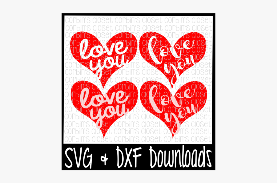 Free Love You * Heart * Valentine * Valentine"s Day - Heart, Transparent Clipart