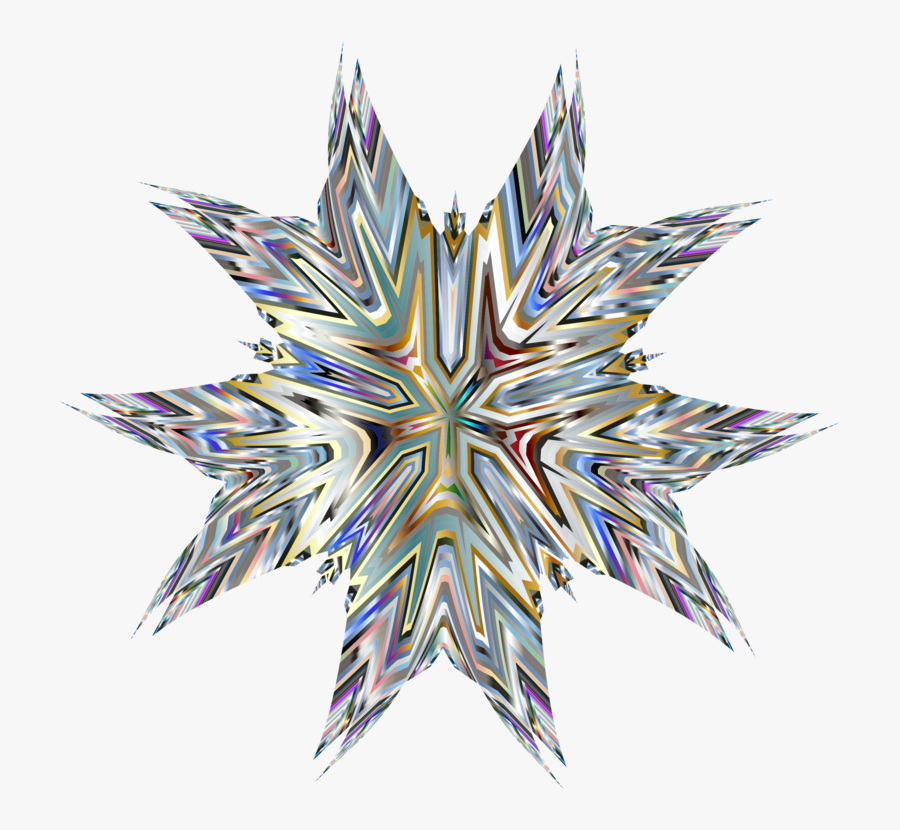 Star,line,symmetry - Illustration, Transparent Clipart