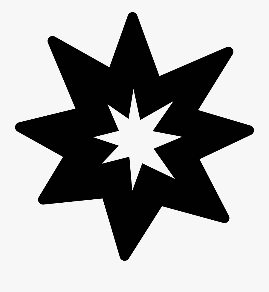 Line Symmetry White Star - Portable Network Graphics, Transparent Clipart