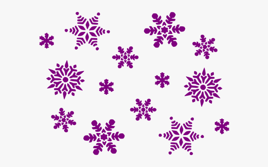 Glove Clipart Purple Snowflake - Snowflake Clip Art, Transparent Clipart