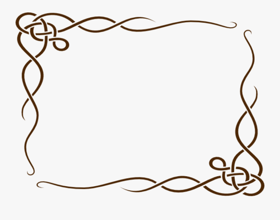 Brown Border Frame Png - Border Frame Png, Transparent Clipart