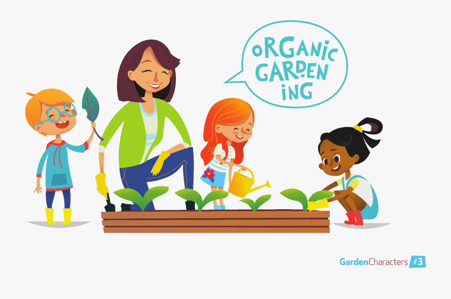 Fun Activities For - Kids Gardening Clip Art, Transparent Clipart