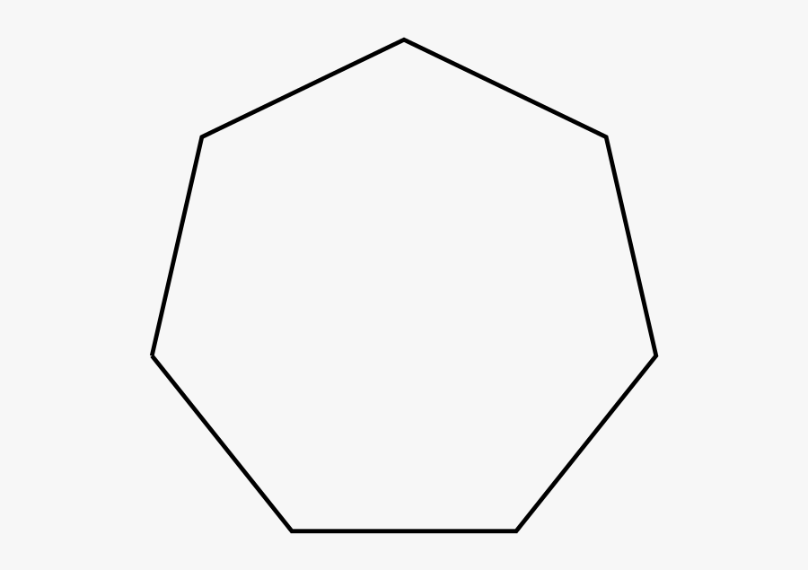 Many Sides Does A Heptagon Have, Transparent Clipart