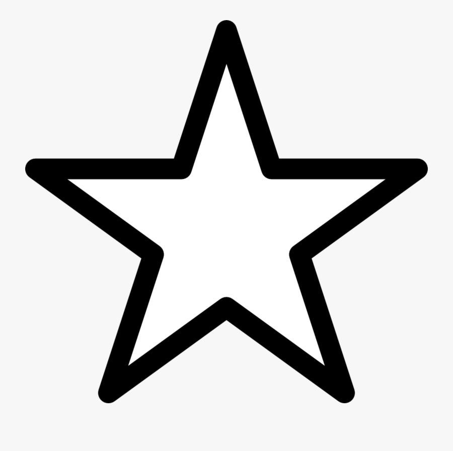 Star Diecut Sticker - Icono De Estrella, Transparent Clipart