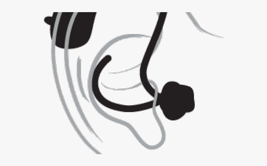 Ear Clipart Hearing Test - Hearing Aids Clip Art Black And White, Transparent Clipart
