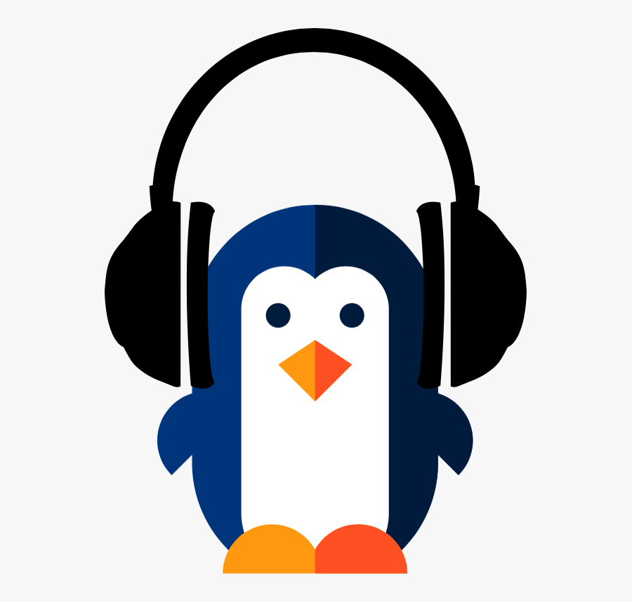 Headphone Clipart Hearing Screening - Clipart Transparent Background Penguins, Transparent Clipart