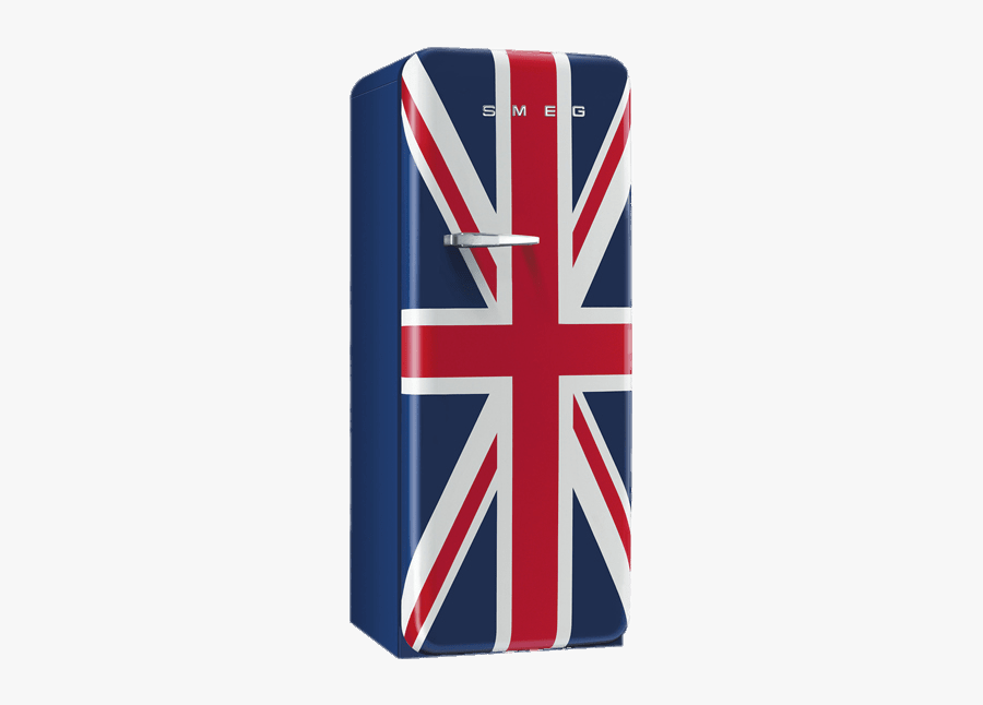 Smeg Union Jack Refrigerator - Smeg Union Jack Fridge, Transparent Clipart