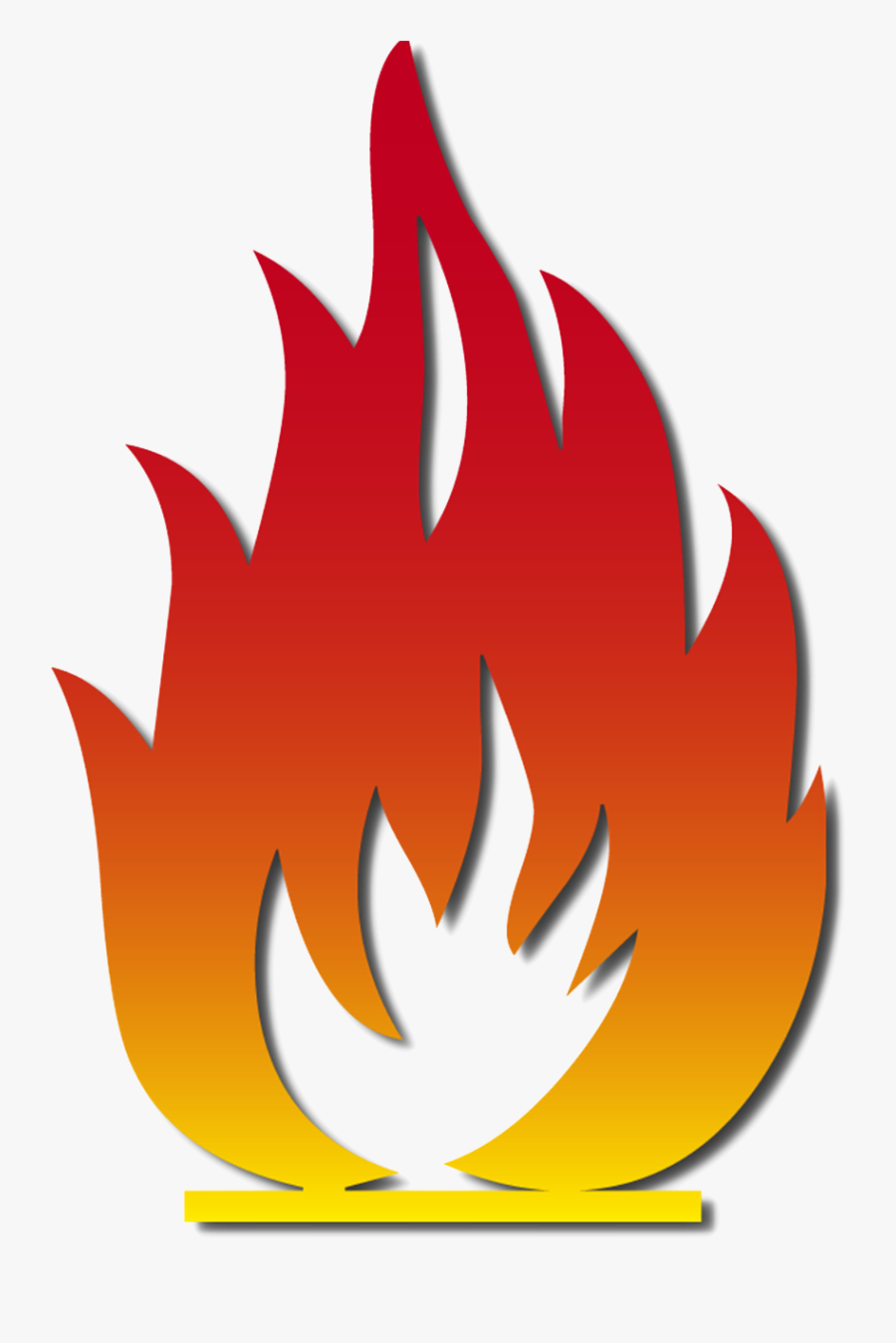 Fireplace Clipart Logs And Fire - Gevaar Brand, Transparent Clipart