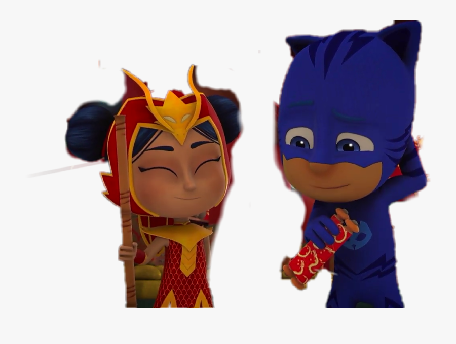 #catboy #anyu #pjmasks - Pj Masks Catboy And Anyu, Transparent Clipart