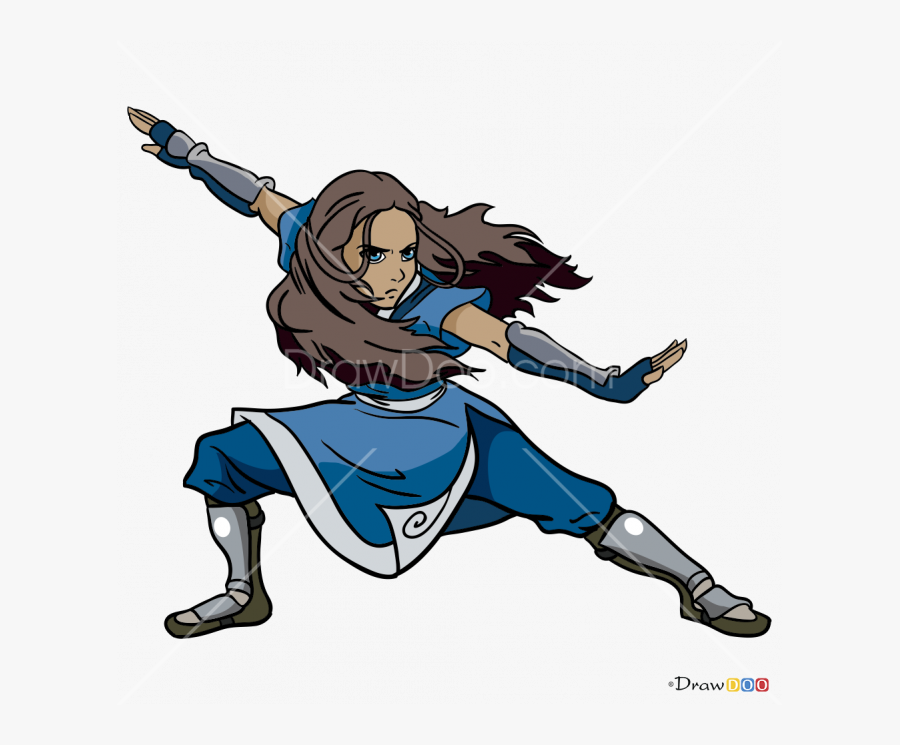 Drawing Avatars Mech - Avatar The Last Airbender Katara, Transparent Clipart