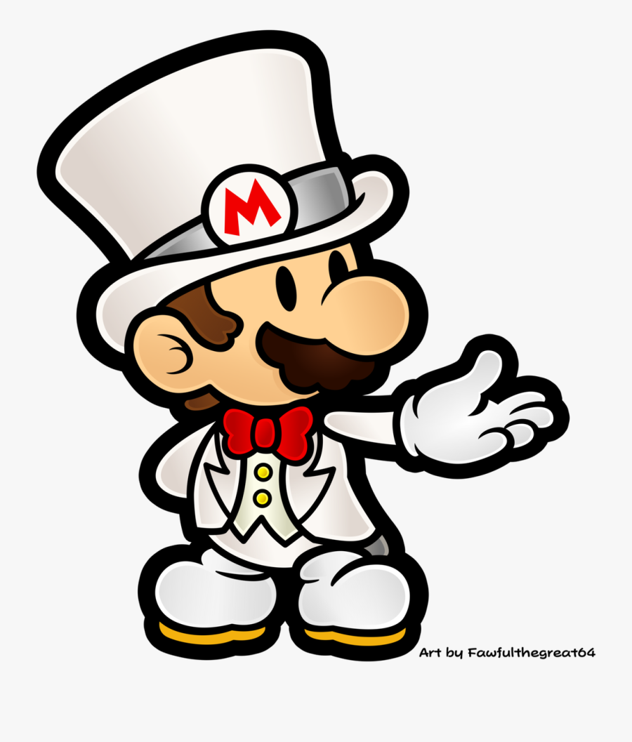 How About Rounding That Out With Our Flat Friend In - Mario Paper, Transparent Clipart