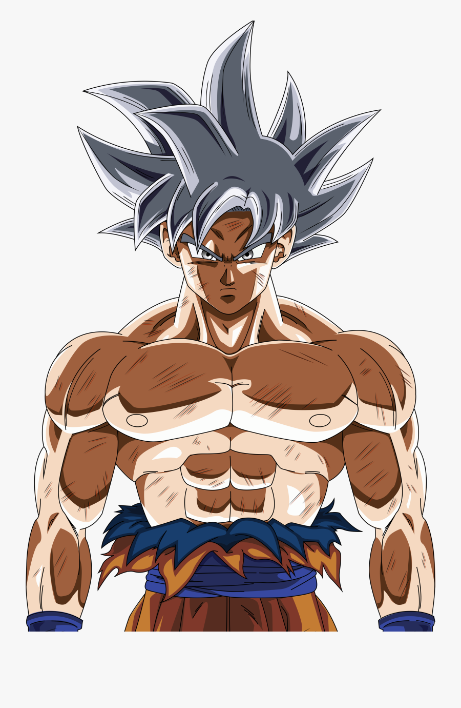 Goku Ultra Instinct Wallpaper Iphone , Png Download - Gogeta Blue Vs Goku Mui, Transparent Clipart