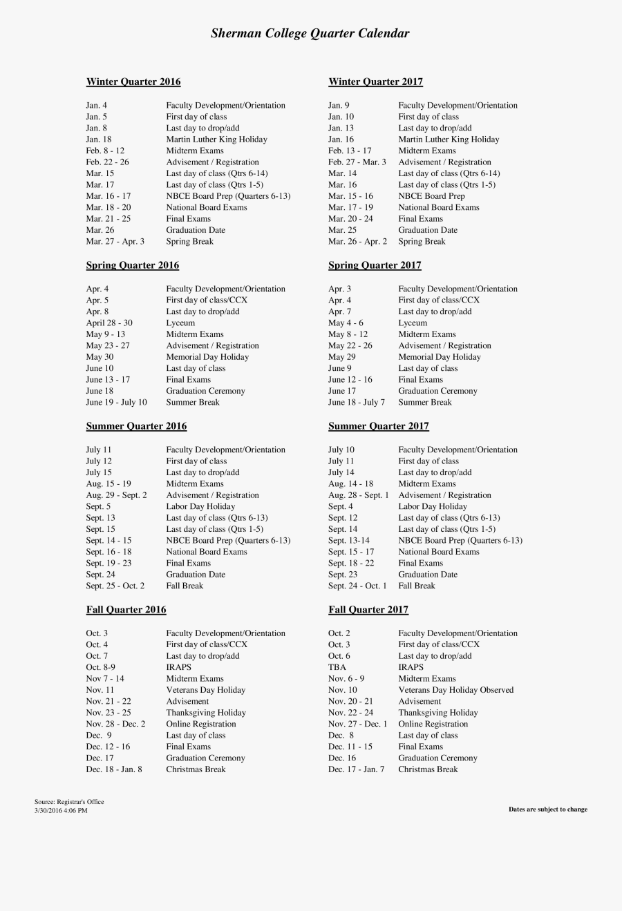 Clip Art Free College Templates At - College Quarter Calendar, Transparent Clipart