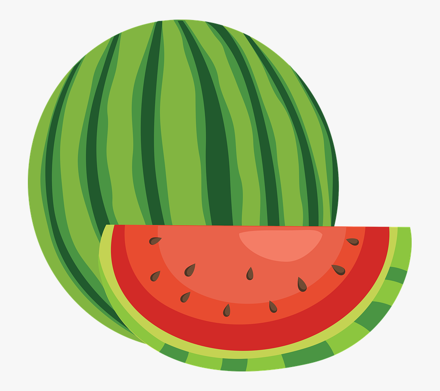 Transparent Watermelon Clipart Png - รูป การ์ตูน ผล ไม้ แตงโม, Transparent Clipart