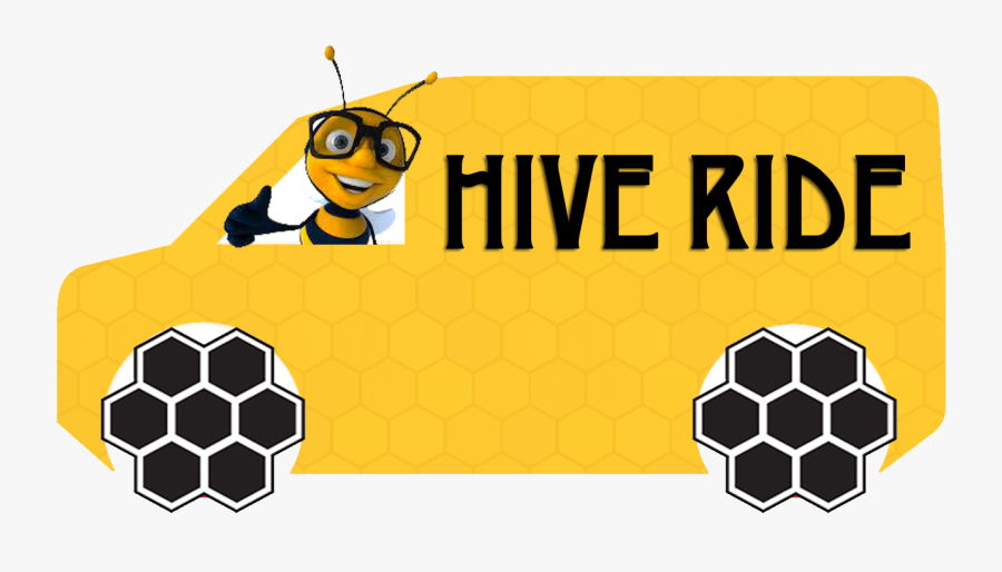Hive Ride Logo - Illustration, Transparent Clipart
