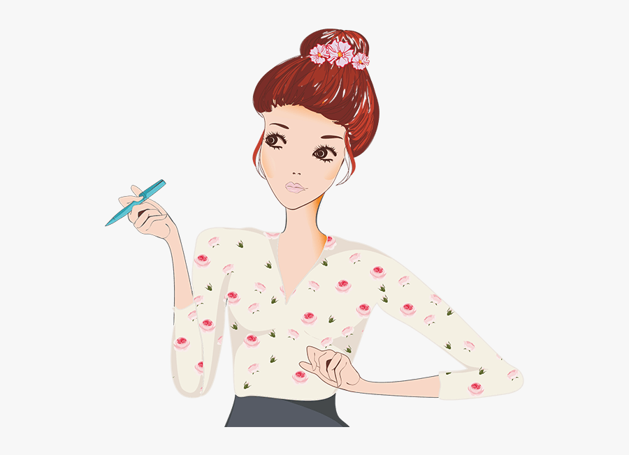 Girl, Transparent Clipart
