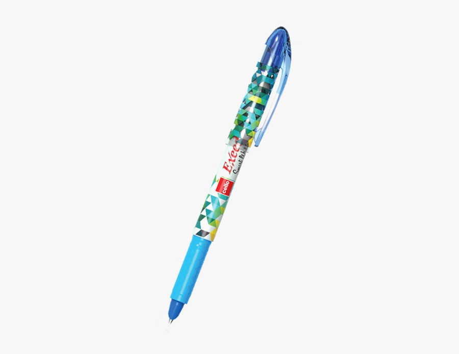 Cello Exceed Fountain Pen, Transparent Clipart