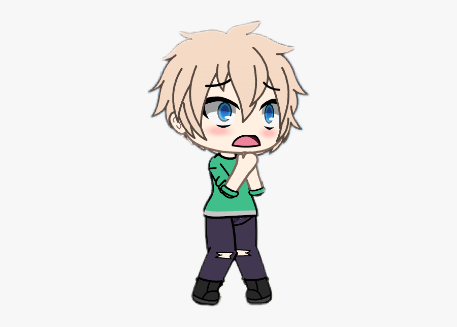 #max Uuu Scared 👻 #scared #gachalife #boy #o - Cartoon, Transparent Clipart