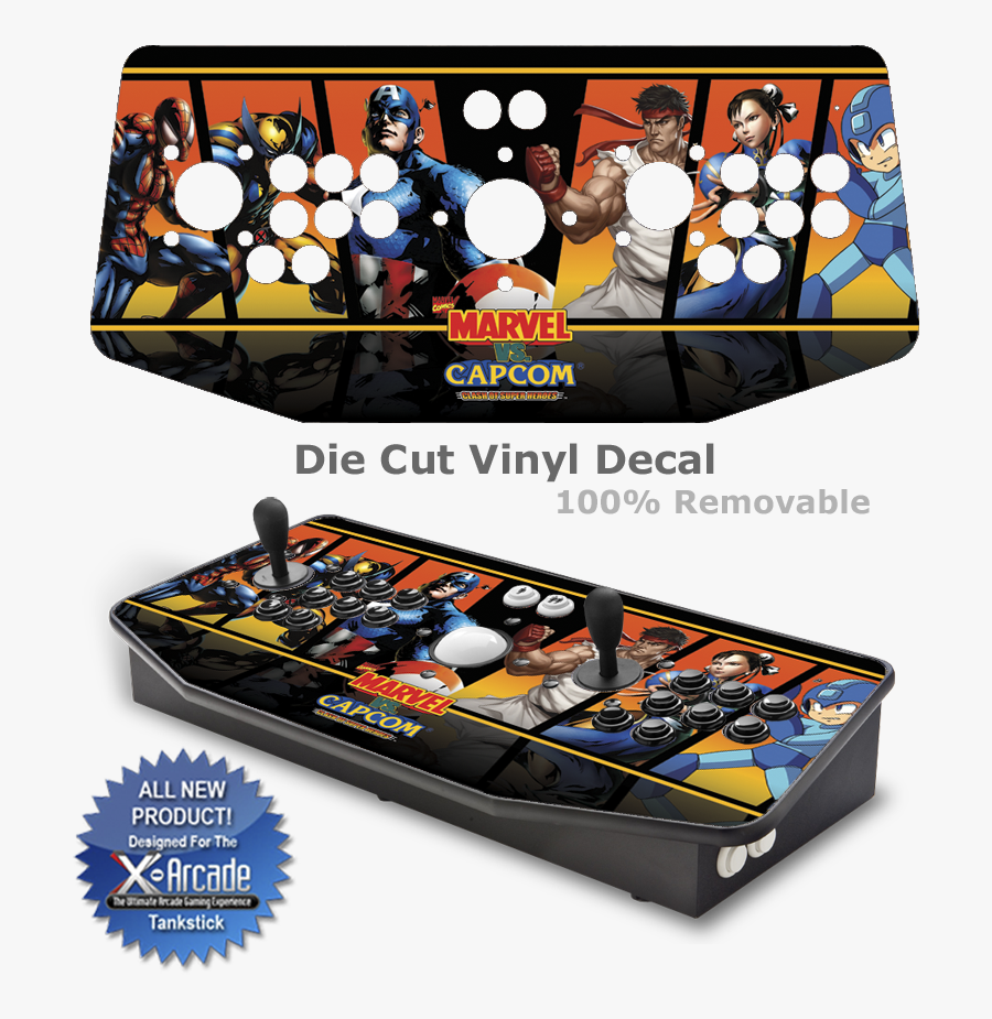 Tankstick Skin - Arcade Control Panel Sticker, Transparent Clipart