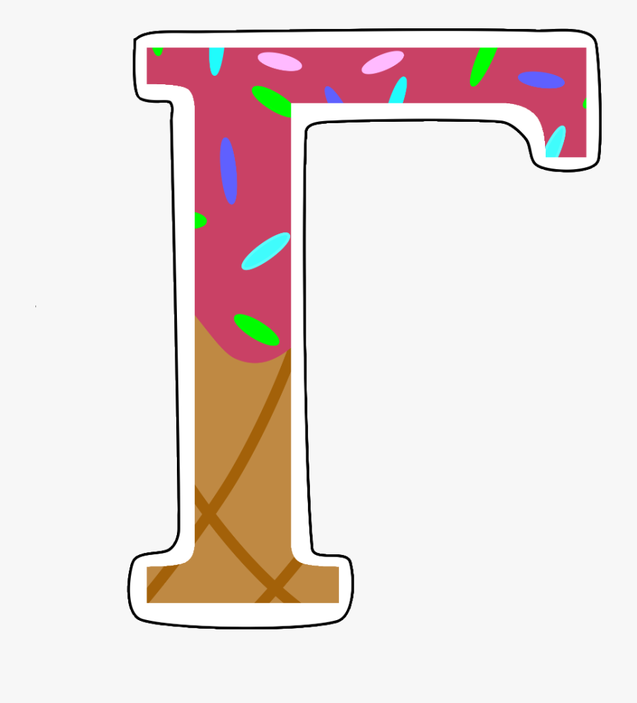 Ice Cream Greek Letters Sticker Clipart , Png Download, Transparent Clipart
